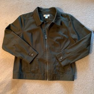 Christopher & Banks L Hunter Green Jacket